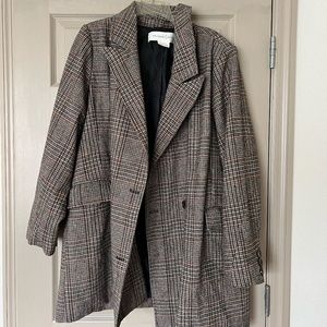 Plaid Blazer Jacket